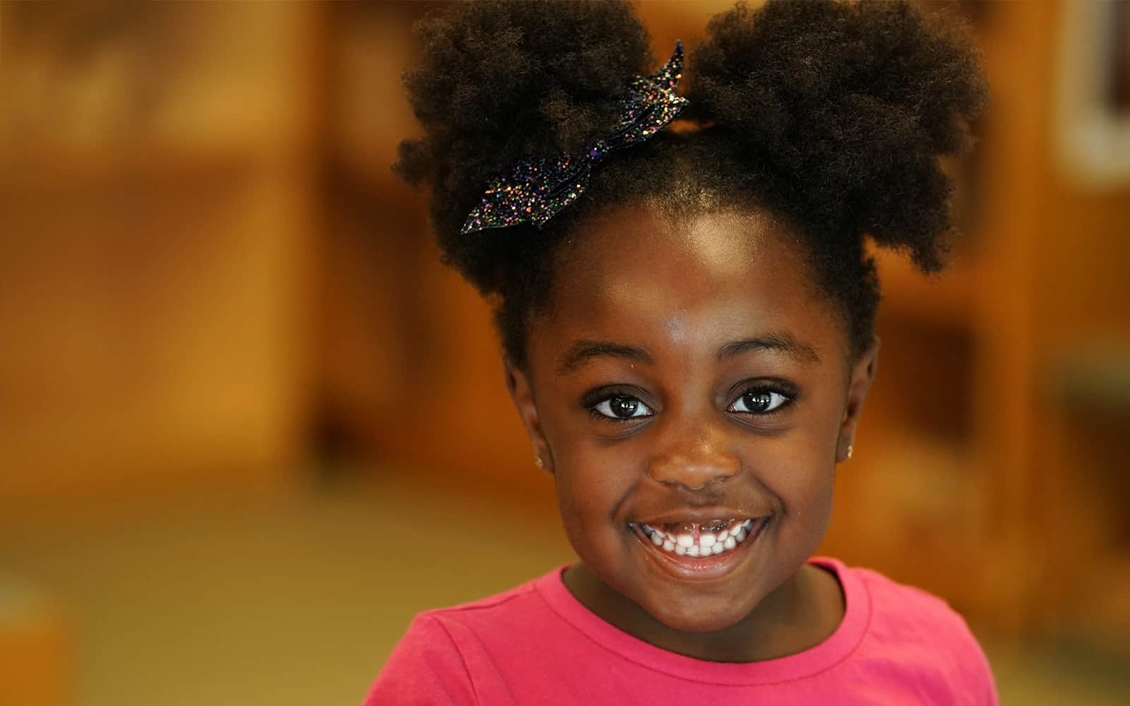 Educare Chicago student smiling at camera