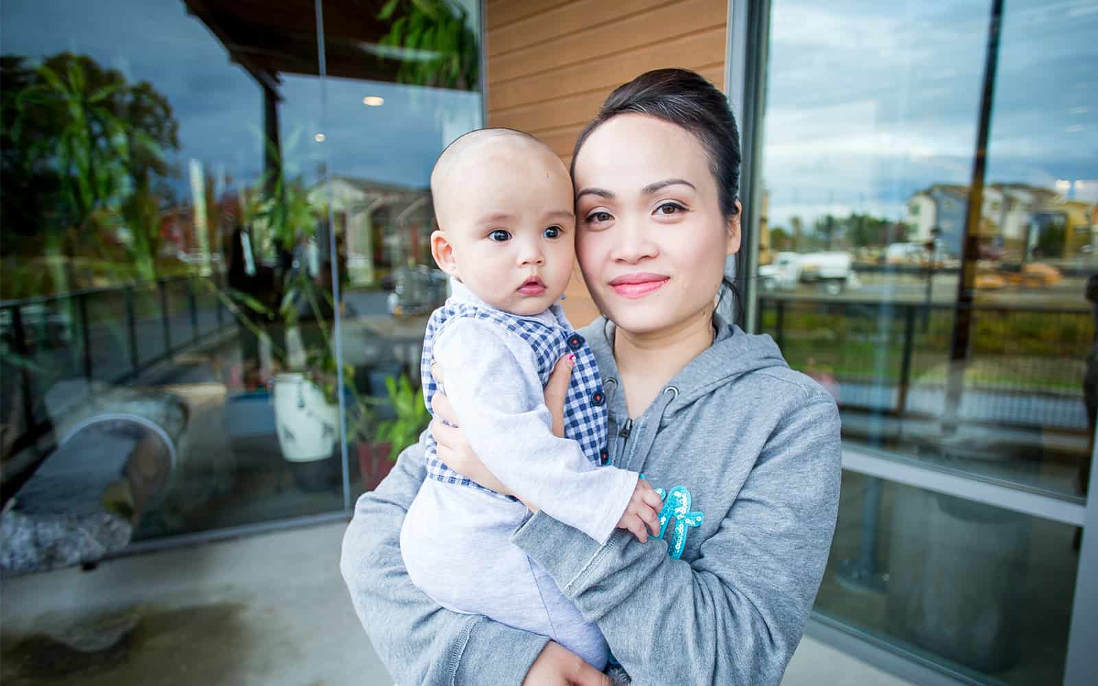 Mother with child at Educare Chicago