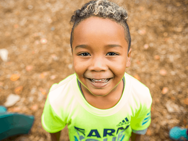 Smiling boy at Educare Seattle