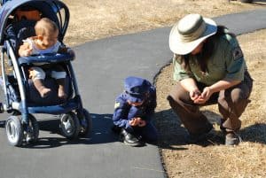 Children participating in nature walk withSanta Clara Open Space Authority