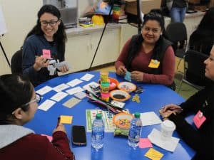 Participants at Early Learning Lab Human-Centered Design + training with PBS Socal