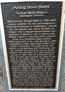 George Bush Marker on the Washington State Capitol Campus