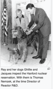 Gov. Ray and her dogs