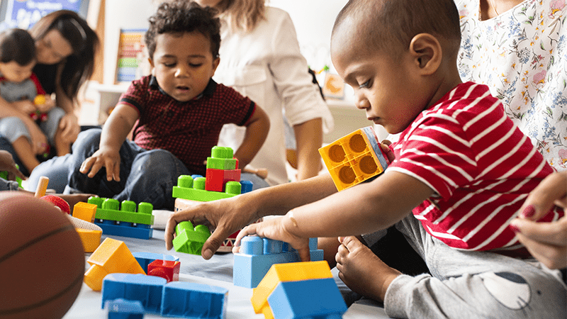 children playing together