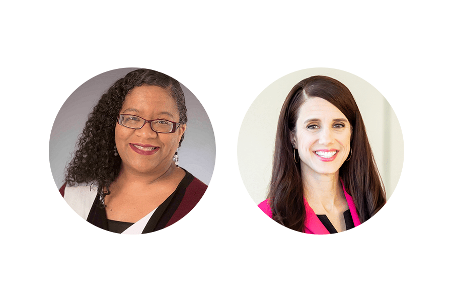 A photo of Dr. Dobbins on the left and a photo of Dr. Stein on the right.