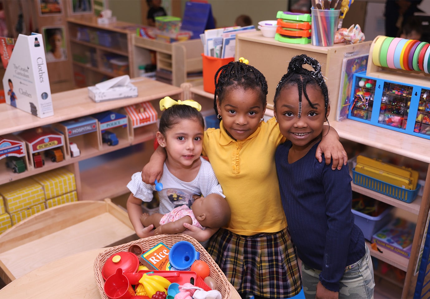 3 children smiling