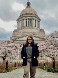 Lauren Allen family at Capitol Building in Washington