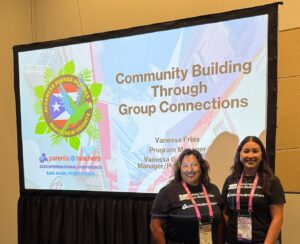 Vanessa Gudino and Vanessa Frias from Yakima Valley Farmer Workers Clinic presenting at the 2025 Parents as Teachers International Conference