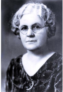 Belle Reeves, the first female Secretary of State of Washington, portrait.