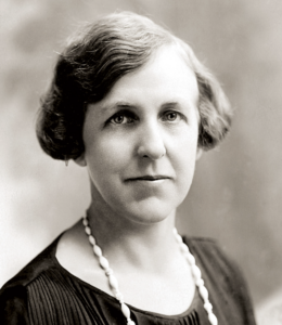 Headshot of Reba Hurn, first woman to serve in the Washington State Senate 1923-1931.