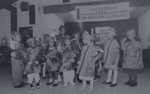 Photo of children in the original Beethoven Project